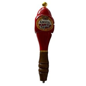 Vintage AMSTEL LIGHT beer tap handle 10.5” pull NEW NWOT